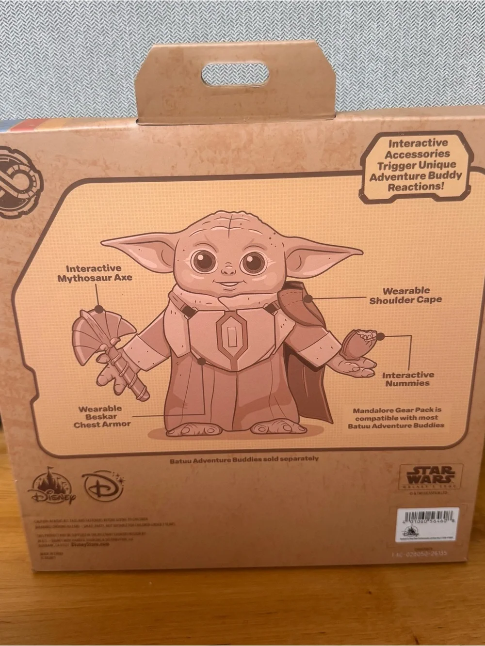Disneyland Galaxy's Edge Buddies Mandalorian Gear Pack for Interactive Plush